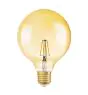 Osram Vintage 1906 LED E27 Globe Filament Goud 125mm 7W 650lm - 824 Zeer Warm Wit | Vervangt 40W