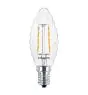 Philips Corepro LED Kaars E14 Gedraaid Kaars Filament Helder 2W 250lm - 827 Zeer Warm Wit | Vervangt 25W